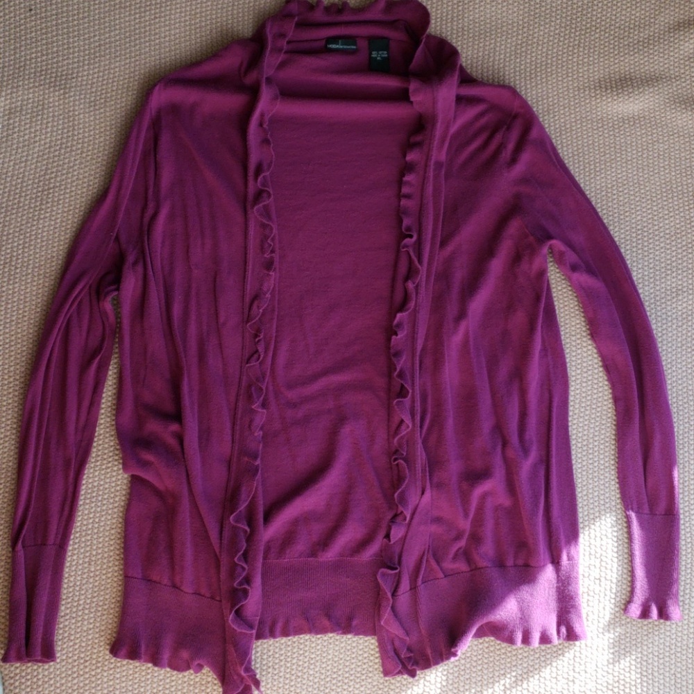 Victoria's Secret wine cardigan